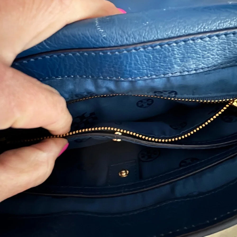 Tory Burch Brody Leather Saddle Bag Retail $450